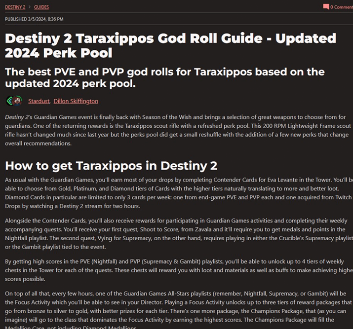 destiny god roll 1